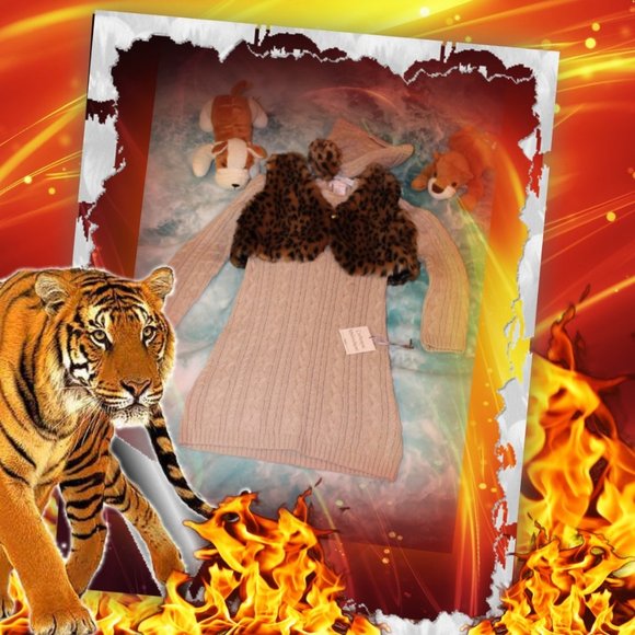 Catherine Malandrino Other - ⭐️CLEARANCE SALE⭐️🎆🎇3pc Sweater Dress/Hat/Vest Set🎇🎆